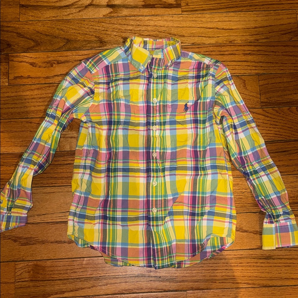 Polo Ralph Lauren Kids Multicolor Plaid Button Down Shirt